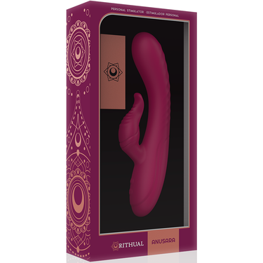 Vibratore Duale Silicone Medico con Stimolatori Clitoride e Punto G